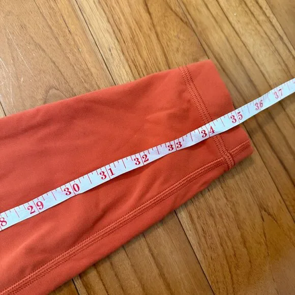 Women Lululemon Align High-Rise Pant 28" Canyon Orange Size 4 Yoga Athleisure - Picture 6 of 8